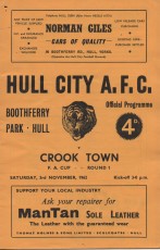 Hull City v Crook Town
