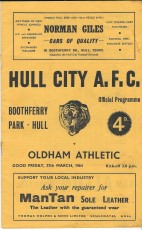 Hull City v Oldham Athletic