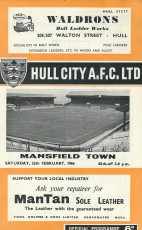Hull City v Mansfield Town