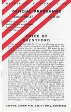 Brentford v Aldershot Town