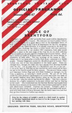 Brentford v Leyton Orient