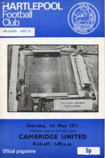Hartlepool United v Cambridge United