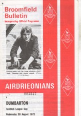 Airdrieonians v Dumbarton