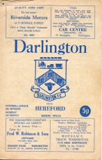Darlington v Hereford United