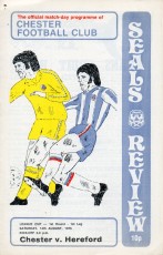 Chester City v Hereford United