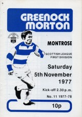 Greenock Morton v Montrose
