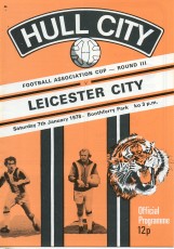 Hull City v Leicester City