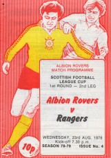 Albion Rovers v Rangers