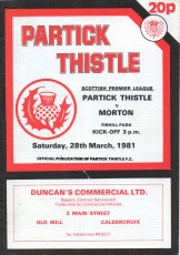 Partick Thistle v Morton