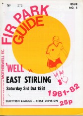 Motherwell v East Stirling