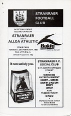 Stranraer v Alloa Athletic