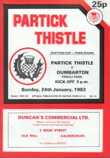 Partick Thistle v Dumbarton