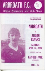 Arbroath v Albion Rovers
