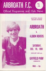 Arbroath v Albion Rovers