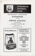 Stranraer v Forfar Athletic