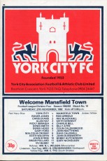 York City v Mansfield Town