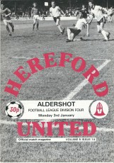 Hereford United v Aldershot Town