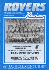 Tranmere Rovers v Hereford United