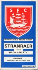 Stranraer v Alloa Athletic