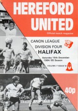 Hereford United v Halifax Town
