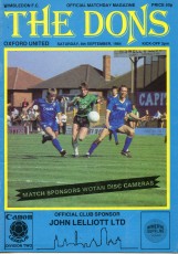 Wimbledon v Oxford United