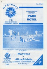 Montrose v Alloa Athletic