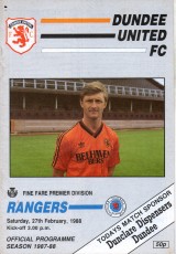 Dundee United v Rangers