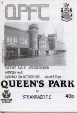 Queens Park v Stranraer
