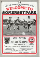 Ayr United v St Johnstone