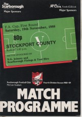 Scarborough v Stockport County