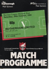 Scarborough v Rotherham United