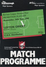 Scarborough v Leyton Orient