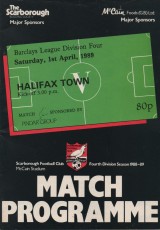 Scarborough v Halifax Town