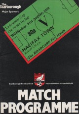 Scarborough v Halifax Town