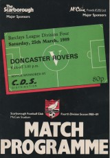 Scarborough v Doncaster Rovers