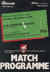 Scarborough v Colchester United