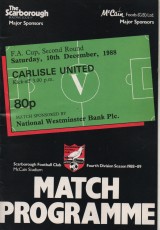 Scarborough v Carlisle United