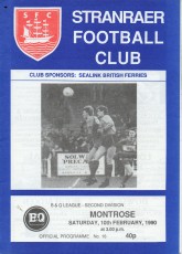 Stranraer v Montrose