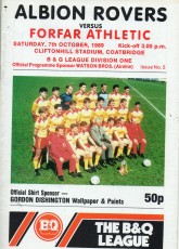 Albion Rovers v Forfar Athletic