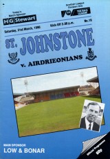 St Johnstone v Airdrieonians