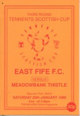 East Fife v Meadowbank Thistle