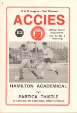 Hamilton Academical v Partick Thistle