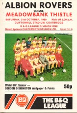 Albion Rovers v Meadowbank Thistle