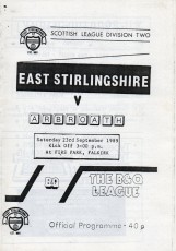 East Stirling v Arbroath