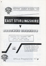 East Stirling v Berwick Rangers