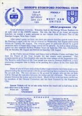 Bishop's Stortford v West Ham United