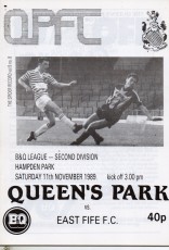 Queens Park v East Fife