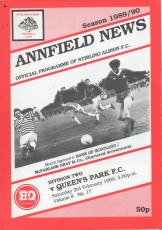 Stirling Albion v Queens Park