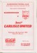 Scarborough v Carlisle United