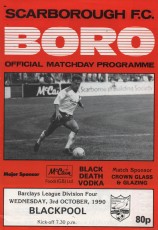 Scarborough v Blackpool